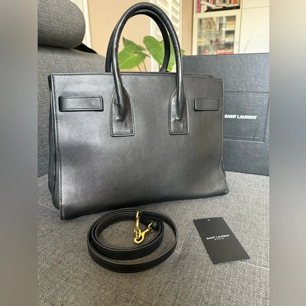 Saint Laurent Sac de Jour leather tote - Picture 4 of 14